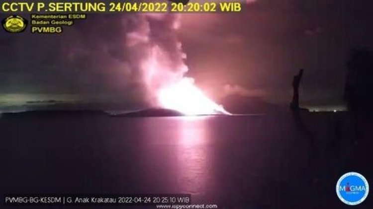 NGERI! Anak Krakatau Naik Jadi Siaga Level III