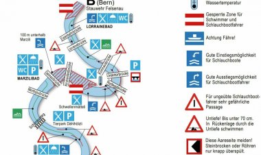 Ini Dia Peta Sungai Aare Lokasi Anak Sulung Ridwan Kamil Raib di Swiss