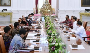 Terima Kunjungan KPU, Jokowi: Pemilu Harus Berjalan Sesuai Jadwal 5 Tahunan!