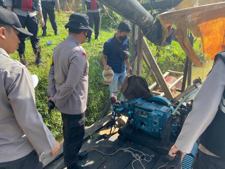 PETI Merajalela di Belakang Kantor Lurah Tanjung Gedang, Kapolres Bungo Lakukan Razia!