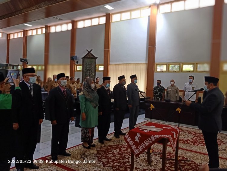 Mendadak! Bupati Bungo Jambi Geser Sejumlah Pejabat Tinggi Pratama, Berikut Nama-namanya