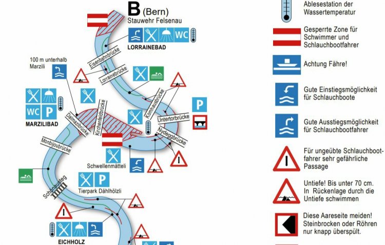 Ini Dia Peta Sungai Aare Lokasi Anak Sulung Ridwan Kamil Raib di Swiss