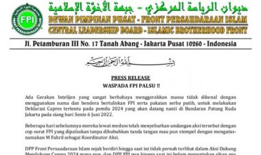 Heboh Munculnya FPI Reborn Dukung Anies Capres 2024, Siapa Aktor Intelektual Ini?