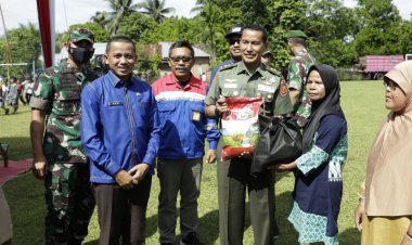 Pulang Kampung! Aster Panglima TNI Mayjen Sapriadi Tinjau Serbuan Teritorial