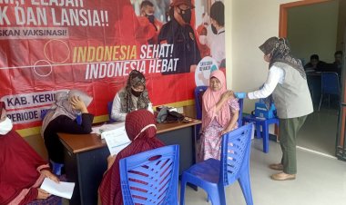 Gelar Vaksinasi Massal, Dinkes Kabupaten Kerinci Apresiasi Binda Jambi