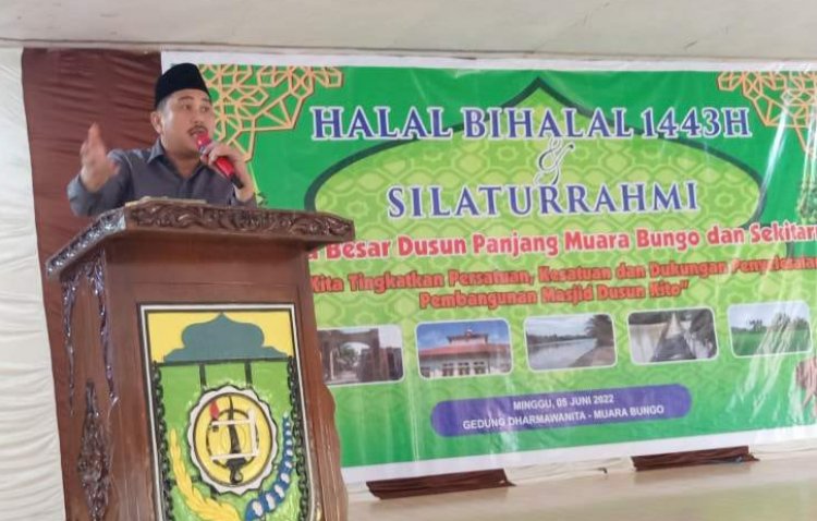 Hadiri Halal Bihalal IKBDPS, Bupati Bungo Ingatkan Orang Tua Jaga Anak dari Game Online