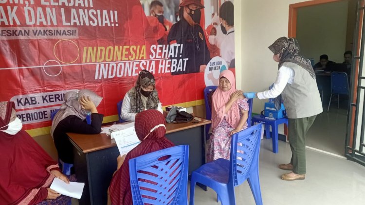 Gelar Vaksinasi Massal, Dinkes Kabupaten Kerinci Apresiasi Binda Jambi