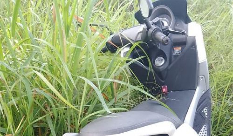 Viral! Warga Temukan Motor Curian di Kuburan