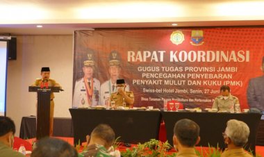 Gubernur Jambi Minta Tim Gugus Tugas Gerak Cepat Tangani PMK