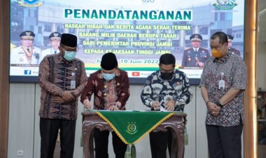 Al Haris : Hibah Tanah Wujud Dukungan Pemprov ke Kejaksaan