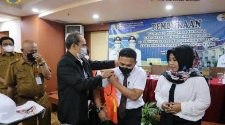 Dinas PUPR Provinsi Jambi Laksanakan Kegiatan Pelatihan Uji Sertifikasi Ahli Muda K3 Kontruksi Dan Ahli Muda Manajemen Kontruksi