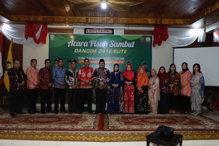 Pemkab Bungo Gelar Pisah Sambut Dandim 0416/Bute, Ini yang Disampaikan