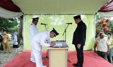 Bupati Bungo Lantik Dua Rio di Kecamatan Pelepat
