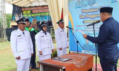 Bupati Bungo Mashuri Lantik 3 Rio di Kecamatan Jujuhan Ilir