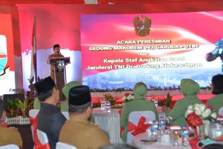 Al Haris Harap Sinergitas Pemprov dan TNI Terus Meningkat