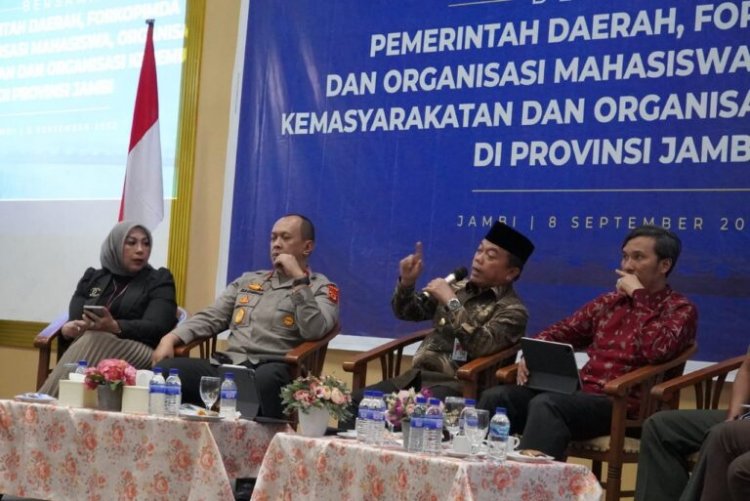 Gubernur Al Haris Ajak Mahasiswa dan Ormas Diskusi tentang Kenaikan BBM dan Inflasi