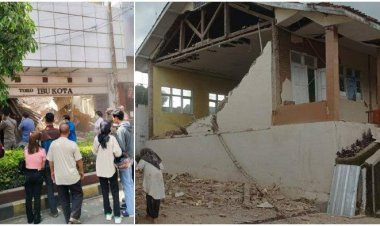 Gempa Cianjur M 5,6 Guncang Perkantoran Jakarta, Karyawan: Gempa Gempa...