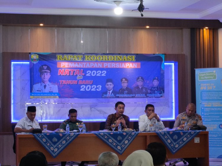 Jelang Nataru, Pemkab Muaro Jambi Gelar Rakor Lintas Sektoral, Bupati: Antisipasi Lonjakan Harga