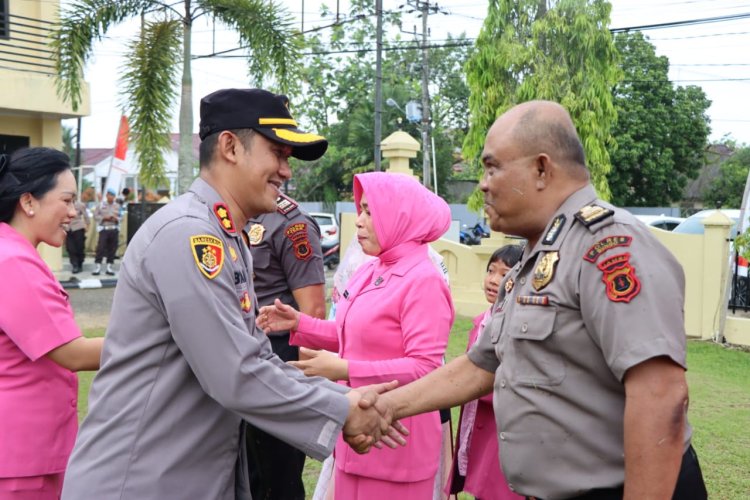 47 Anggota Polisi Naik Pangkat, Ini Pesan Kapolres Bungo Bram