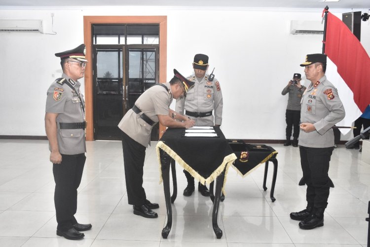 SAH! Kapolda Pimpinan Sertijab 4 Kapolres di Jambi