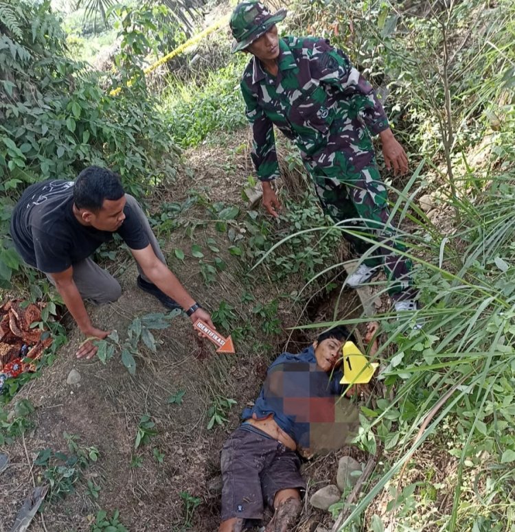 HEBOH! Pemuda Sarolangun Ditemukan Tewas di Parit Perkebunan Sawit