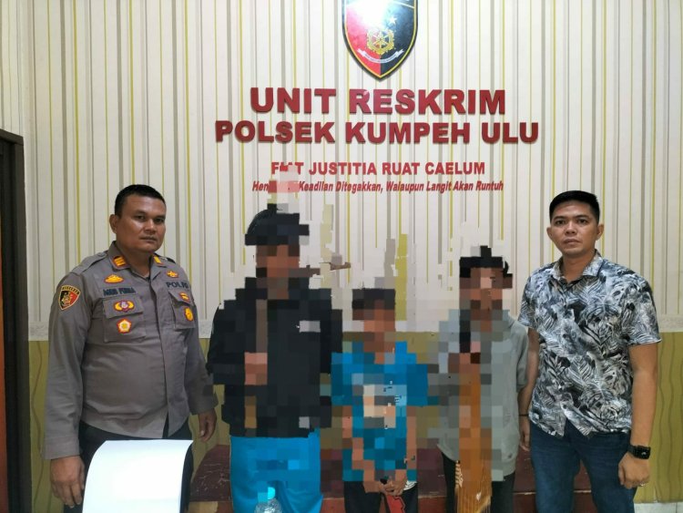 Aksi Bocil Zaman Now di Kumpeh Ulu, Perang Sarung Hingga Nekat Bawa Clurit, Keciduk Mewek!