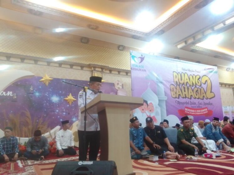 Gubernur Al Haris Sambut Bulan Suci Ramadan bersama 2000 Santri Yatim Dhuafa dan Penghafal Quran