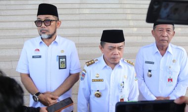 Pimpin Upacara Pasca Lebaran, Al Haris Tekankan Kedisiplinan Kerja Guna Tingkatkan Kinerja