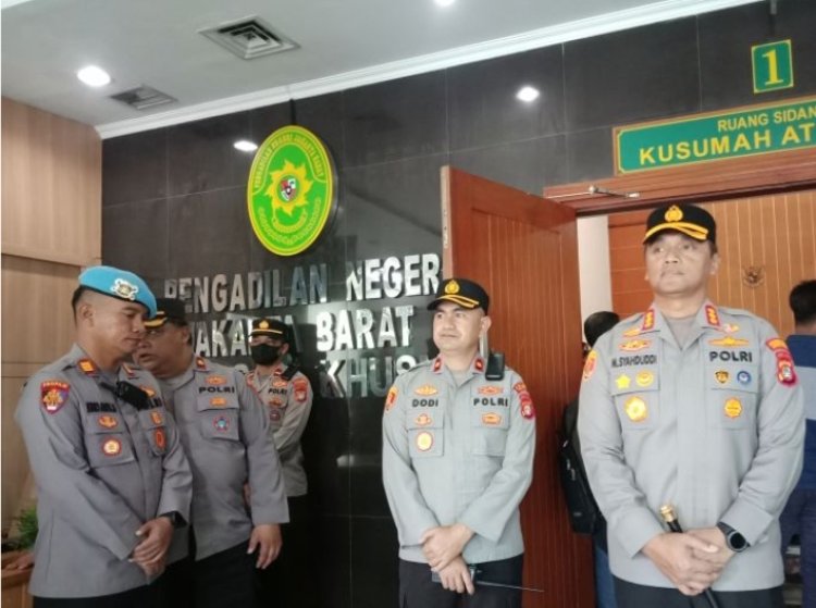 Sidang Vonis Teddy Minahasa, Polisi Siapkan 70 Anggota