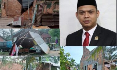 Ketua DPRD Apresiasi Pemkab Muaro Jambi Cepat Tanggap Bantu Korban Angin Puting Beliung Sungai Bahar