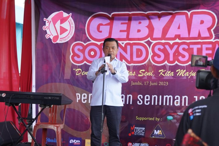 Gubernur Al Haris : Usaha Sound System Positif dan Mulia