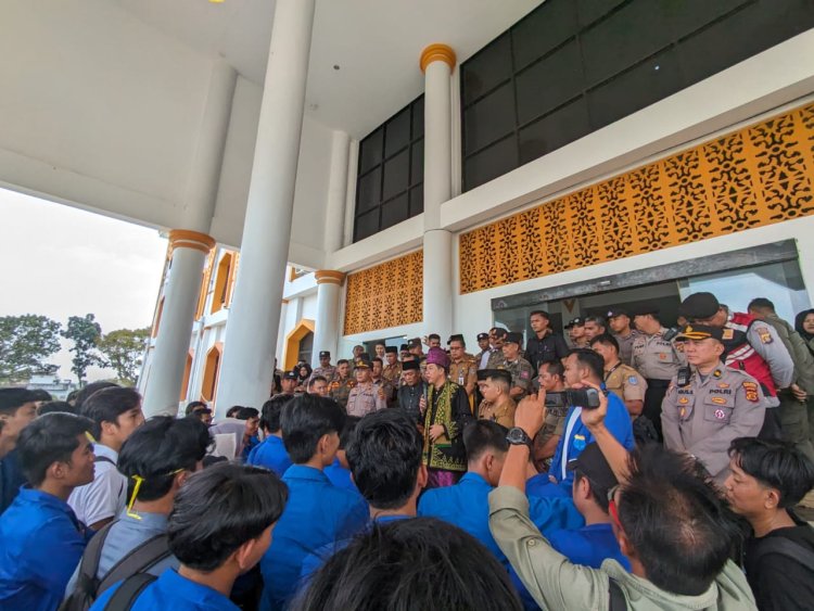 Baru Bertemu Jajaran, Pj Bupati Merangin Sudah Didemo, PMII: Sebagai Pengingat