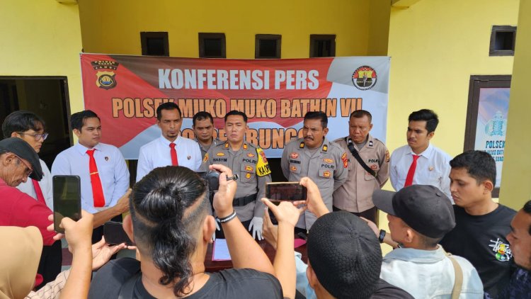 Perampok Pedagang Nasi Ini Diringkus Polsek Muko-Muko Bathin VII Bungo