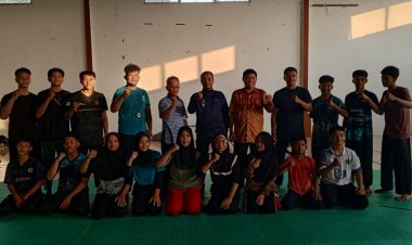 TIM Pencak Silat Bungo Optimis Raih 5 Medali Emas di Popda, Ketua IPSI Berikan Wejangan