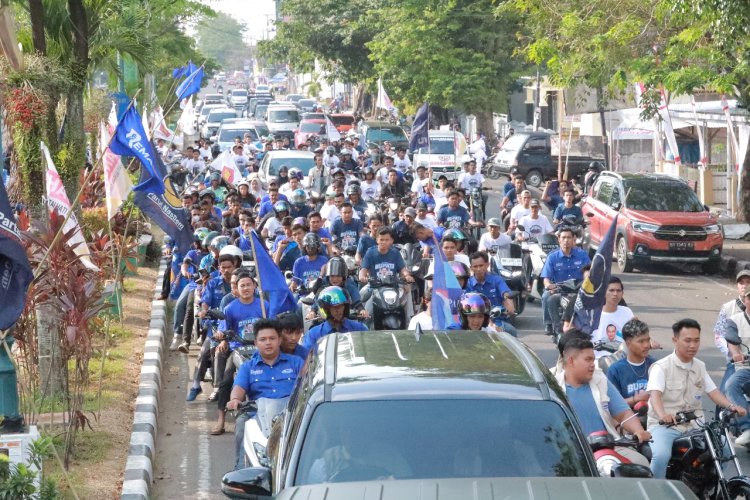 Deklarasi Akbar 3.000 Relawan Muda Komitmen Menangkan Jumiwan dan Maidani di Pilkada Bungo 2024