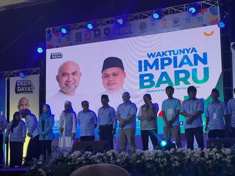 Dedy-Dayat Resmi Deklarasi dan Daftar di KPU, Siap Wujudkan Bungo BARU