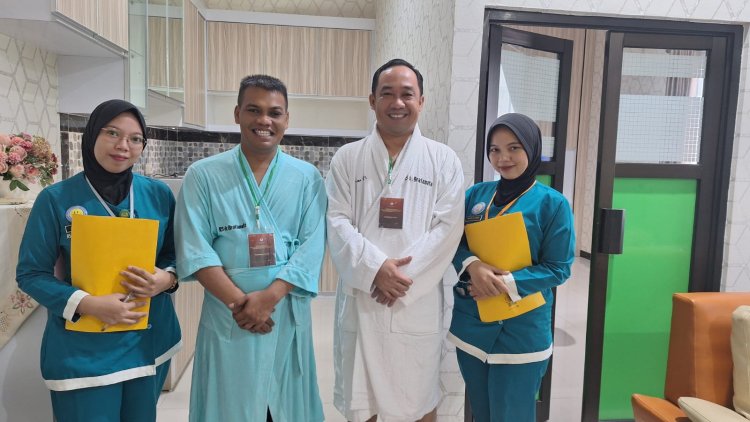 Senyum Sumringah, Pasangan JADI Ikuti Rangkaian Pemeriksaan Kesehatan