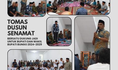 Tokoh Masyarakat Dusun Senamat Komitmen Dukung Jumiwan Aguza-Maidani di Pilkada Bungo 2024