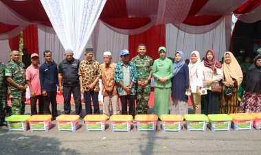 Kodim 0416/Bute Rayakan HUT Ke-79 TNI dengan Aksi Sosial di Kabupaten Bungo