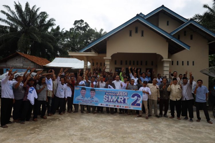 JADI Menang!! Ratusan Tokoh Sari Mulya Solid Menangkan Pasangan Jumiwan-Maidani