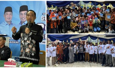 Lantik Tim Pemenangan Pelepat Ilir, Jumiwan Aguza Siap Mundur Jika Tak Tepat Janji