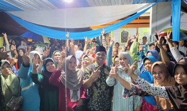 Meski Diguyur Hujan Deras, Teriakan JADI Menang Bergema di Dusun Talang Pantai