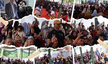 Silaturahmi ke Dusun Baru Pelepat, Masyarakat Kompak Dukung Jumiwan Aguza-Maidani