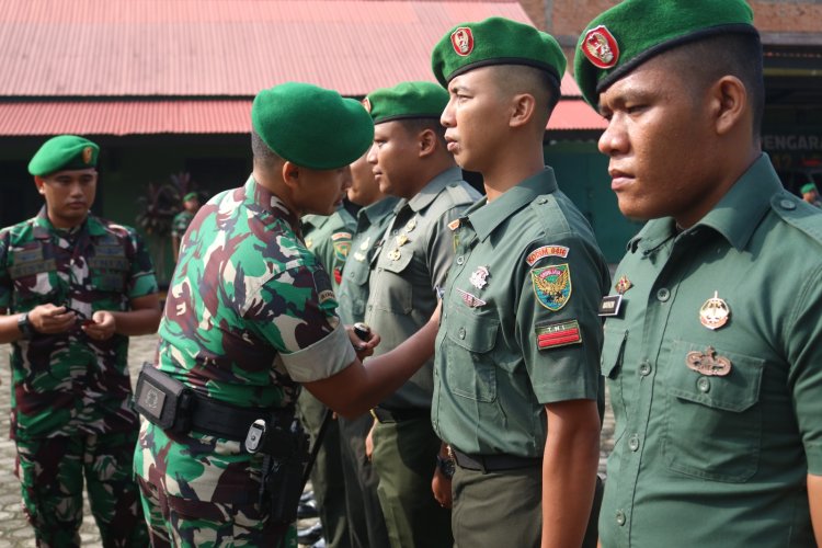 51 Prajurit TNI Naik Pangkat, Dandim Arief Widyanto: Tingkatkan Etos Kerja!