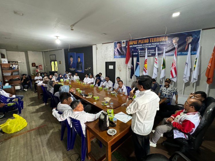 Rakor, Kader Partai Perindo Bungo Wajib Berjuang Menangkan Jumiwan-Maidani