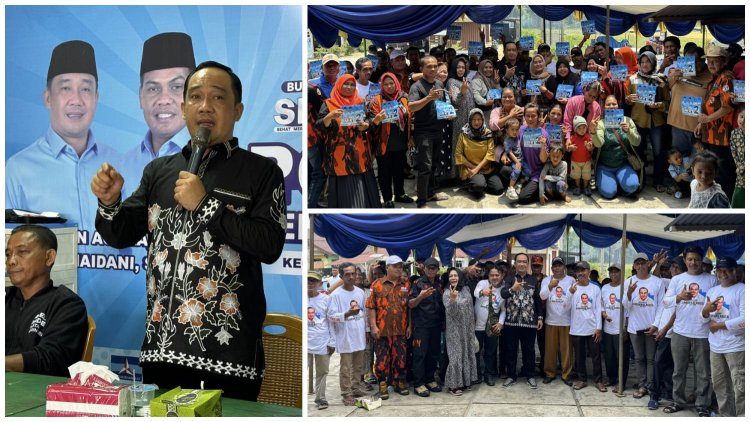 Lantik Tim Pemenangan Pelepat Ilir, Jumiwan Aguza Siap Mundur Jika Tak Tepat Janji