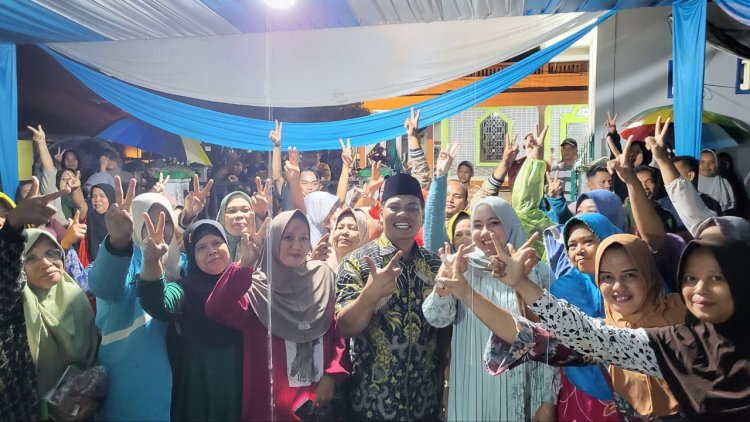 Meski Diguyur Hujan Deras, Teriakan JADI Menang Bergema di Dusun Talang Pantai