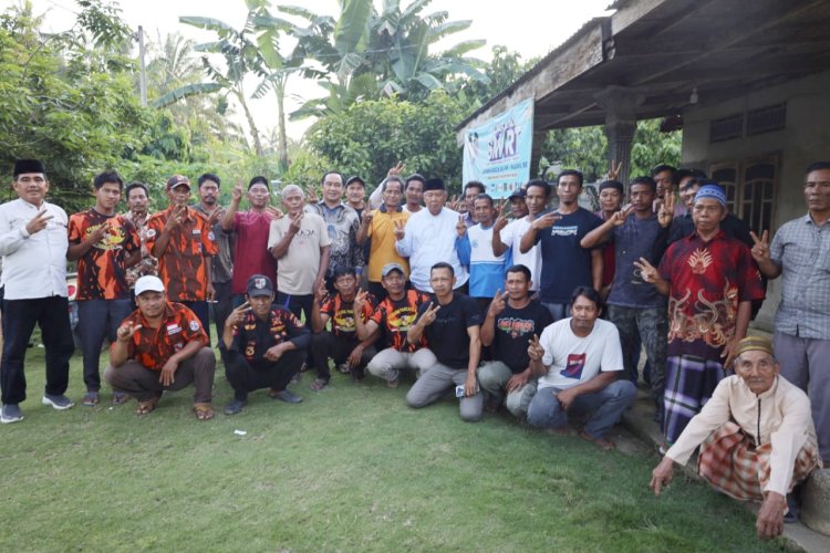 Sambangi Dusun Sumber Mulya, Masyarakat Haqqul Yaqin Pilih Jumiwan-Maidani