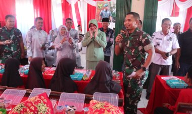 Gelar Program "Dapur Masuk Sekolah" Dandim 0416/Bute Sebut untuk Cegah Stunting di Bungo