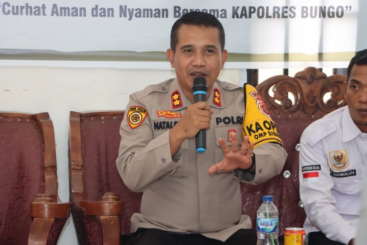 Gelar Jumat Curhat, Kapolres Bungo Ingatkan Bahaya Narkoba hingga Judol